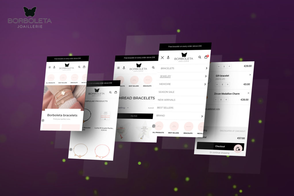 Borboleta website showcase