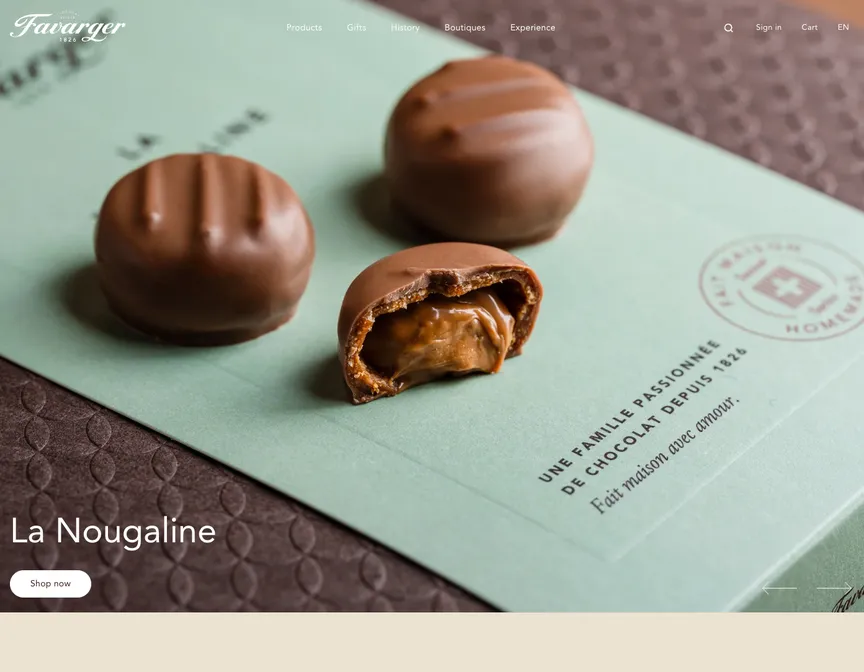 Favarger homepage